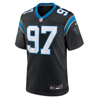 Carolina Panthers Bobby Brown III Black jersey – view 3