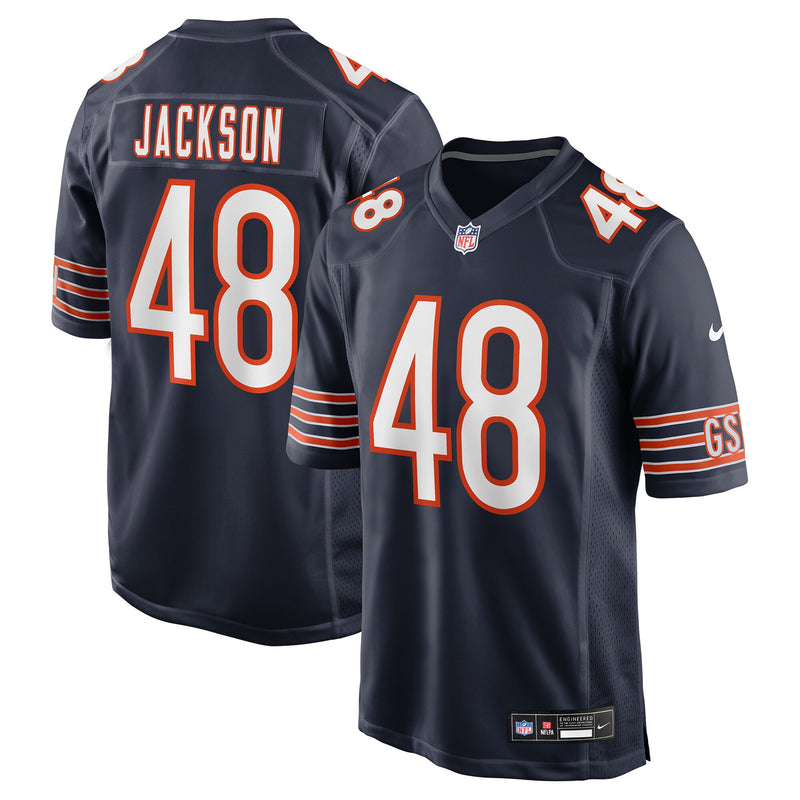 Chicago Bears D'Marco Jackson Navy jersey – view 1