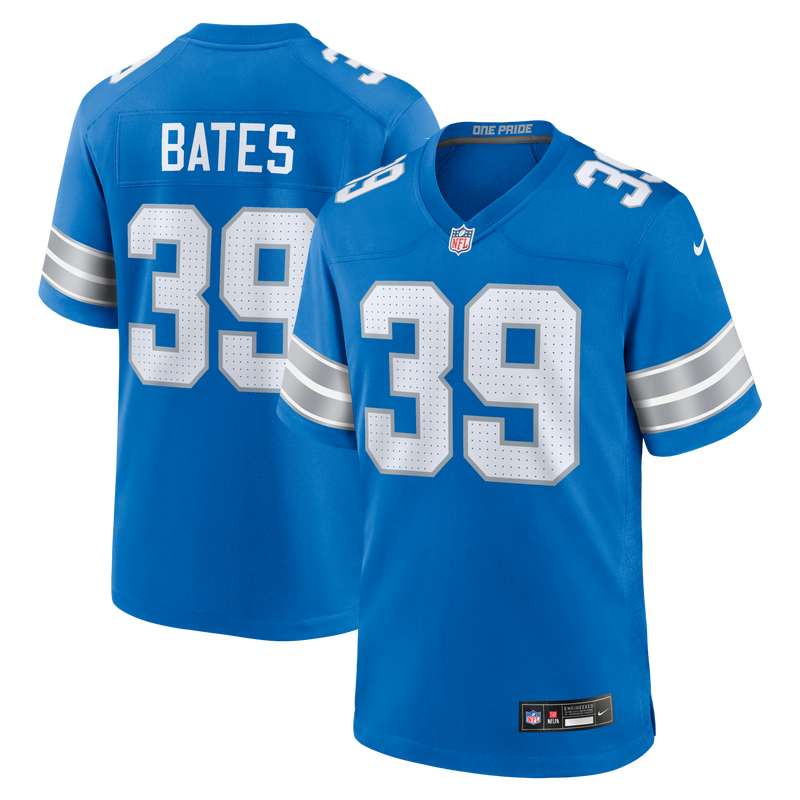 Detroit Lions Jake Bates Blue jersey – view 1