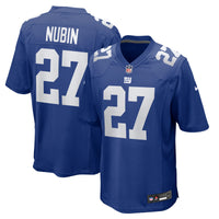 New York Giants Tyler Nubin Royal jersey – view 2