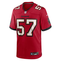 Tampa Bay Buccaneers John Bullock Red jersey – view 2
