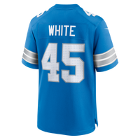 Detroit Lions Devin White Nike Blue Team Game Jersey