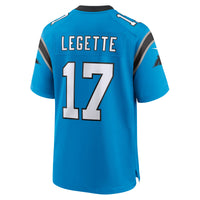 Carolina Panthers Xavier Legette Blue jersey – view 4