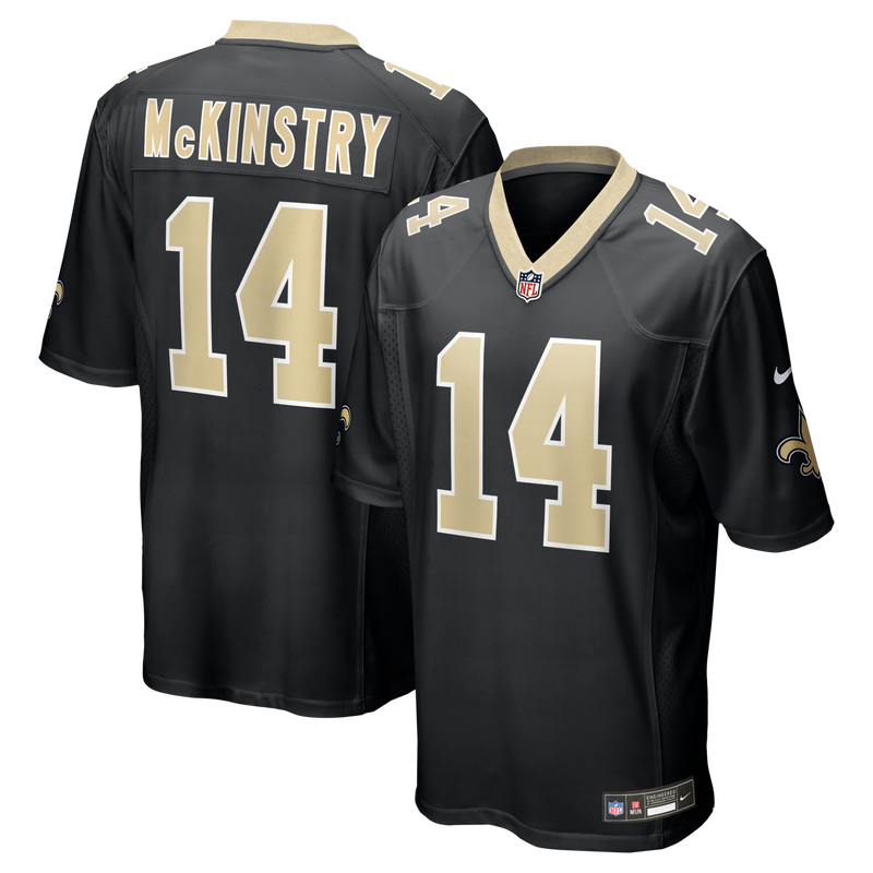 New Orleans Saints Ga'Quincy McKinstry Black jersey – view 1