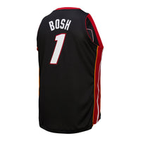 Miami Heat Mitchell & Ness Chris Bosh 2012 Road Finals Authentic Jersey - Black