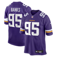 Minnesota Vikings Caleb Banks Purple jersey – view 2
