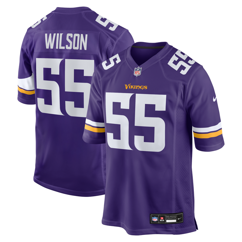 Minnesota Vikings Eric Wilson Purple jersey – view 1