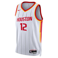 Houston Rockets Nike Replica Association Edition Swingman Jersey - White - Steven Adams -