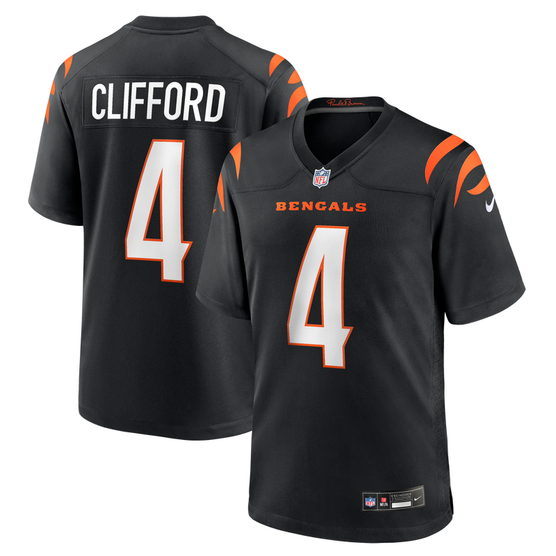 Cincinnati Bengals Sean Clifford Black jersey – view 1