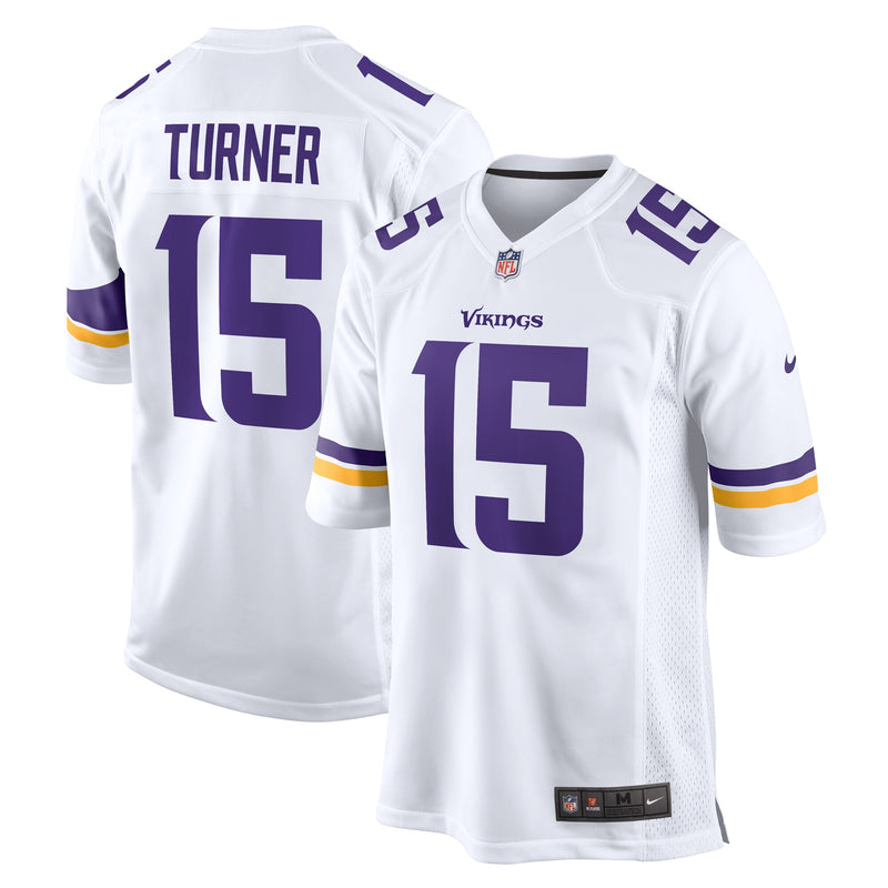 Minnesota Vikings Dallas Turner White jersey – view 1