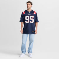 New England Patriots Eric Gregory Nike Navy Team Game Jersey
