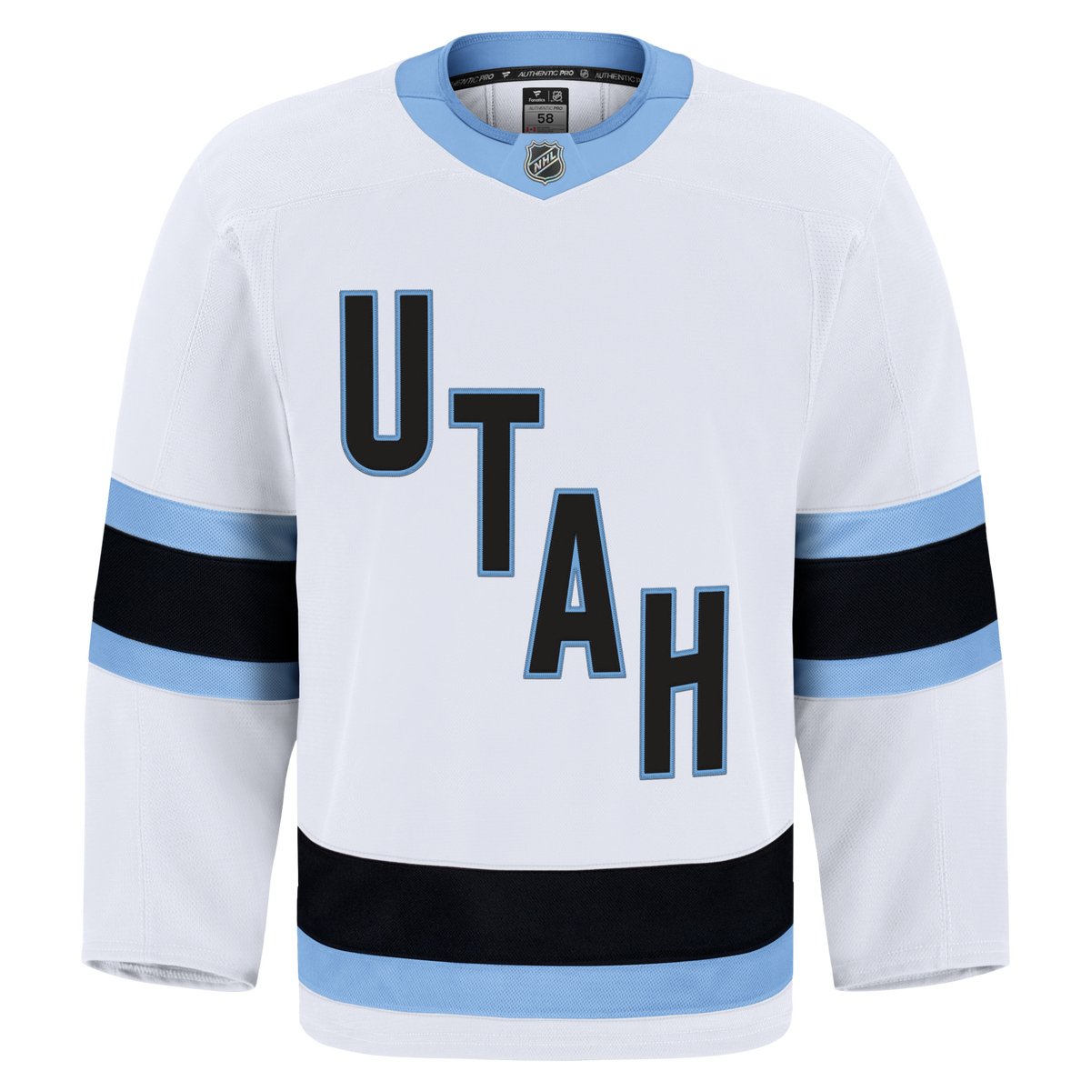 Utah Mammoth Fanatics White Away Authentic Pro Jersey