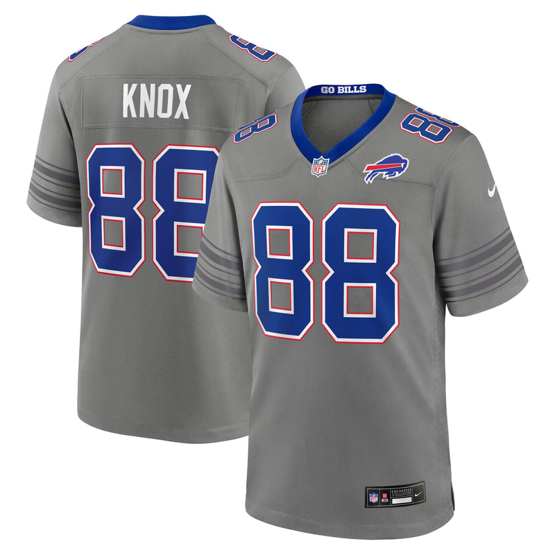 Buffalo Bills Dawson Knox Gray jersey – view 1