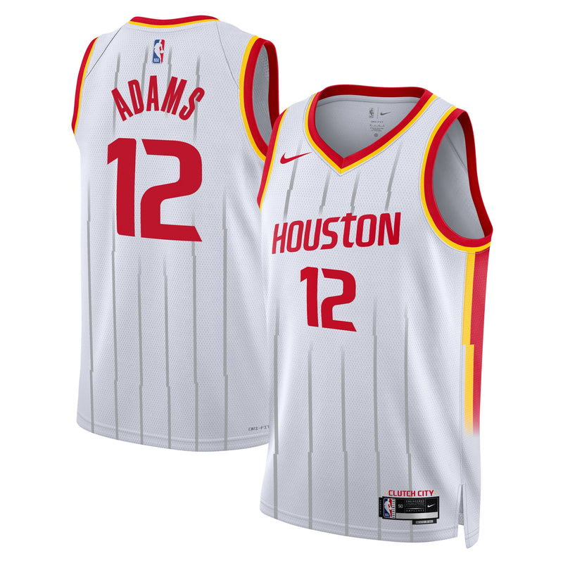 Houston Rockets Nike Replica Association Edition Swingman Jersey - White - Steven Adams -