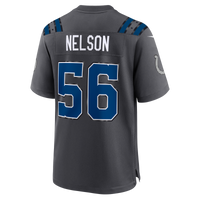 Indianapolis Colts Quenton Nelson Nike Anthracite 2026 Rivalries Collection Game Jersey
