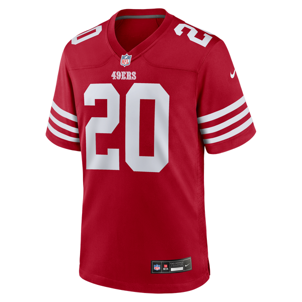 San Francisco 49ers Upton Stout Nike Scarlet Team Game Jersey