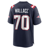 New England Patriots Caedan Wallace Navy jersey – view 4