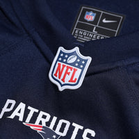 New England Patriots Caleb Lomu Nike Navy Team Game Jersey