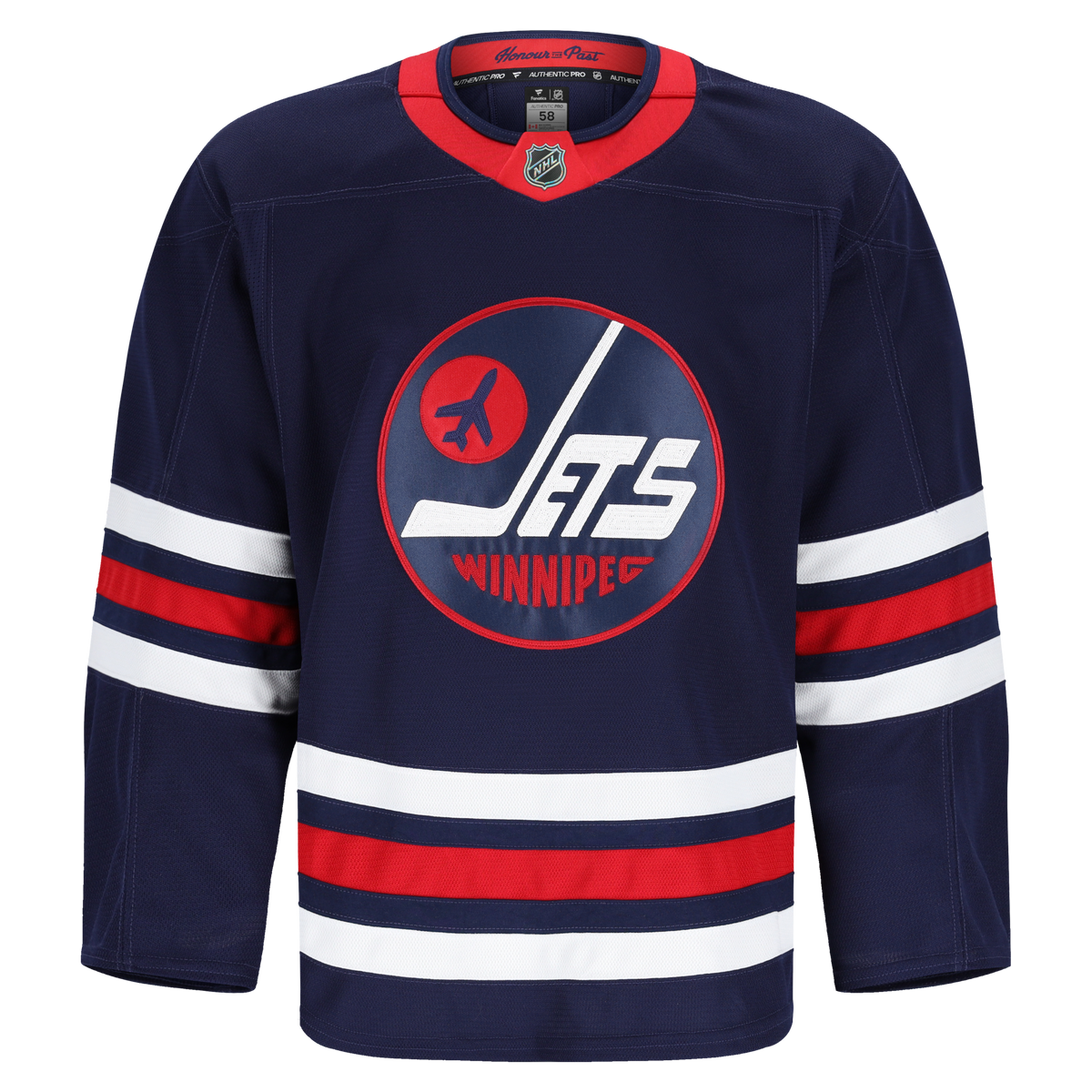 Winnipeg Jets Fanatics Navy Alternate Authentic Pro Jersey