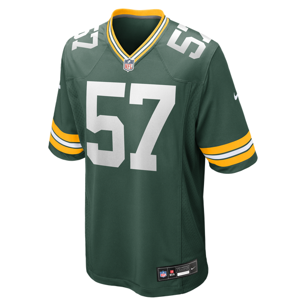 Green Bay Packers Brenton Cox Jr. Nike Green Game Jersey