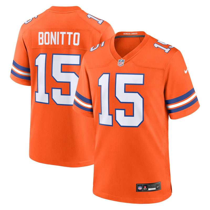 Denver Broncos Nik Bonitto Orange jersey – view 1