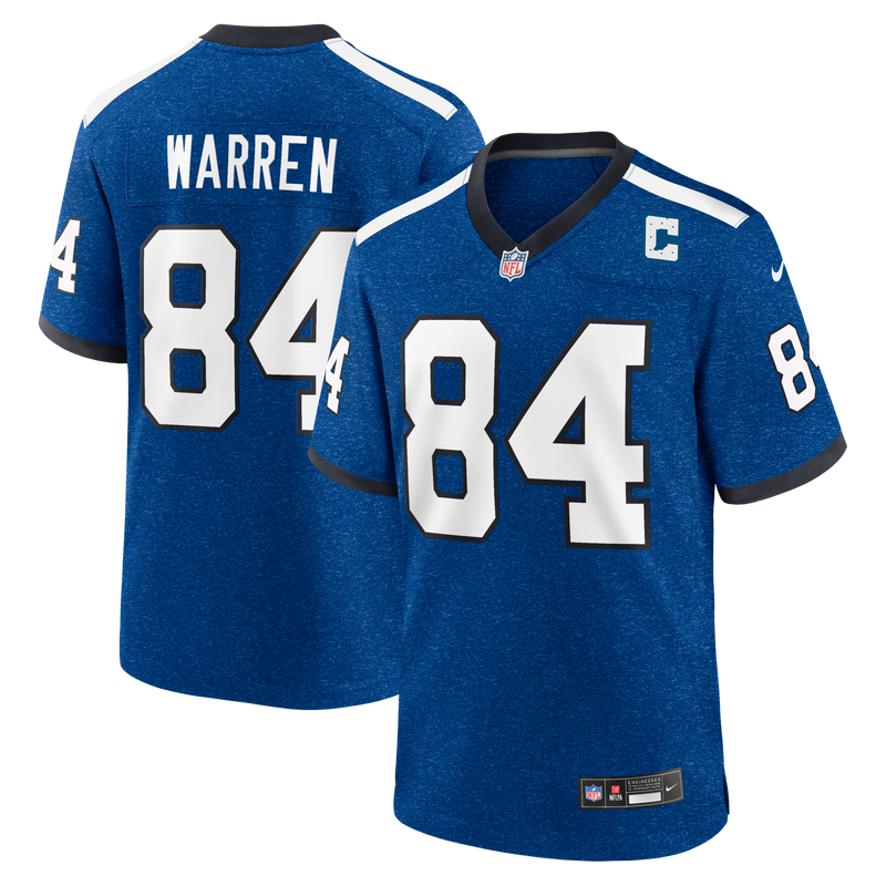 Indianapolis Colts Tyler Warren Royal jersey – view 1