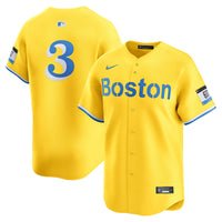 Boston Red Sox Ceddanne Rafaela Nike Gold Alternate Limited Jersey