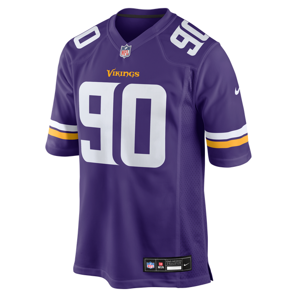 Minnesota Vikings Tyrion Ingram-Dawkins Nike Purple Team Game Jersey