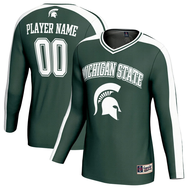 Michigan State Spartans GameDay Greats NIL Pick-A-Player Lightweight Collegiate Volleyball Fashion Jersey - Green