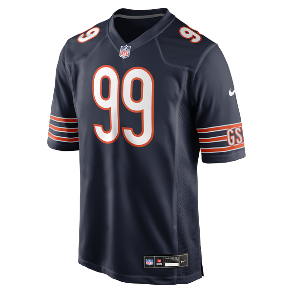 Chicago Bears Gervon Dexter Sr. Nike Navy Game Jersey