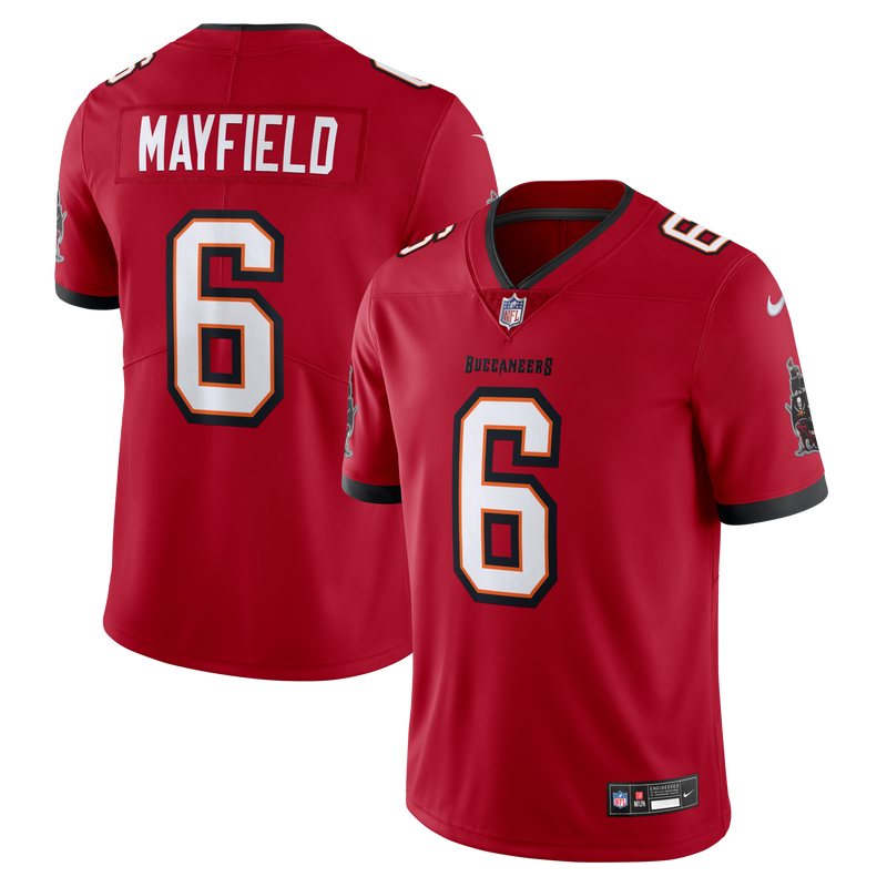 Tampa Bay Buccaneers Baker Mayfield Red jersey – view 1
