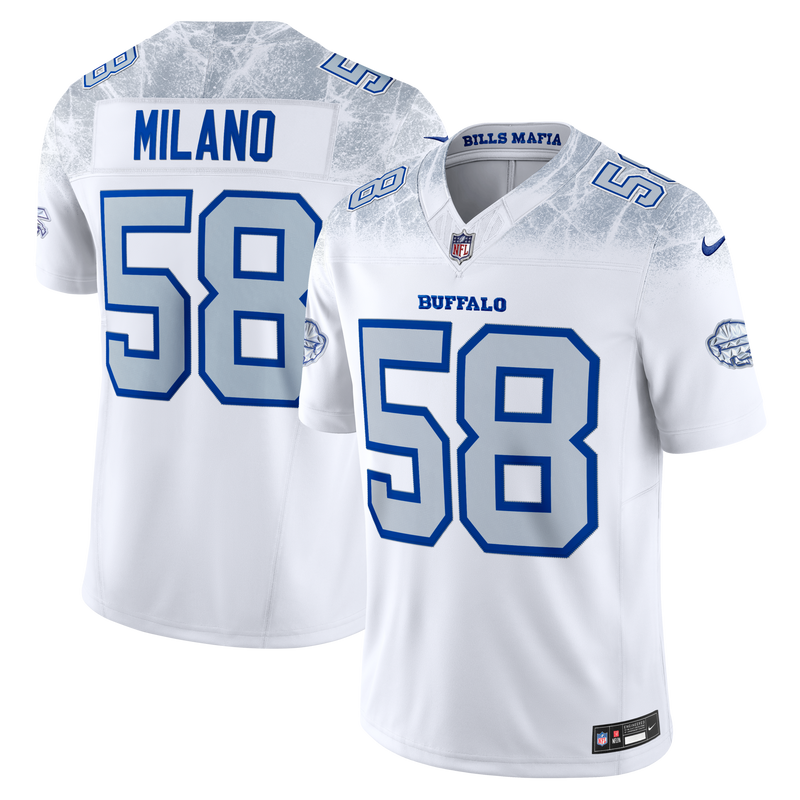 Buffalo Bills Matt Milano White jersey – view 1