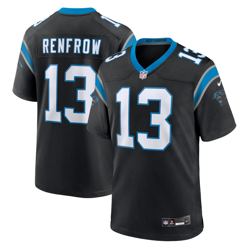 Carolina Panthers Hunter Renfrow Black jersey – view 1
