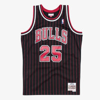 Chicago Bulls Mitchell & Ness Steve Kerr 95-96 Swingman Authentic Jersey - Black
