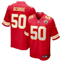 Kansas City Chiefs Brandon George Red jersey – view 1