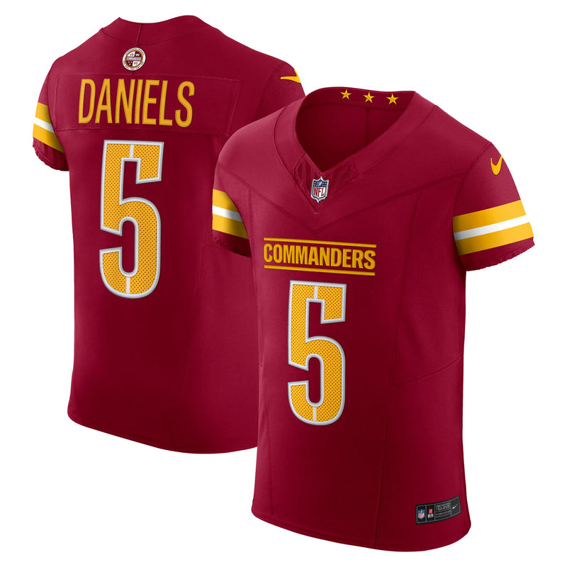 Washington Commanders Jayden Daniels Burgundy jersey – view 1