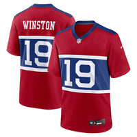 New York Giants Jameis Winston Red jersey – view 1