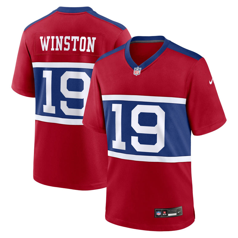 New York Giants Jameis Winston Red jersey – view 1