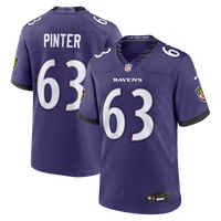 Baltimore Ravens Danny Pinter Nike Purple Team Game Jersey