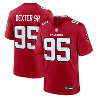 Atlanta Falcons Gervon Dexter Sr. Nike Red Team Game Jersey