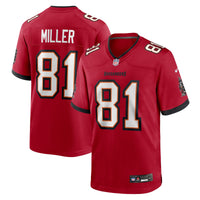 Tampa Bay Buccaneers Ryan Miller Red jersey – view 1