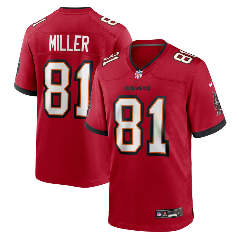 Tampa Bay Buccaneers Ryan Miller Red jersey – view 1
