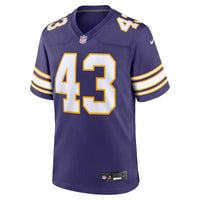 Minnesota Vikings Andrew Van Ginkel Purple jersey – view 3