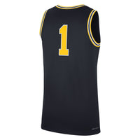#1 Michigan Wolverines Jordan Brand Replica Jersey - Navy