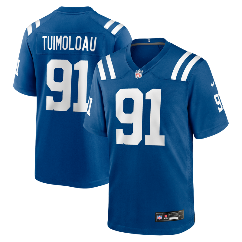 Indianapolis Colts JT Tuimoloau Royal jersey – view 1