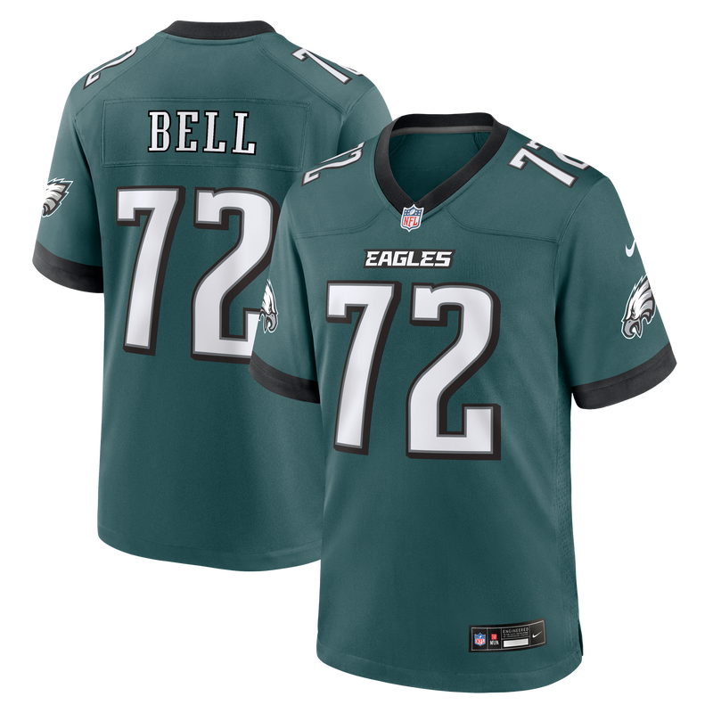 Philadelphia Eagles Markel Bell Nike Midnight Green Team Game Jersey