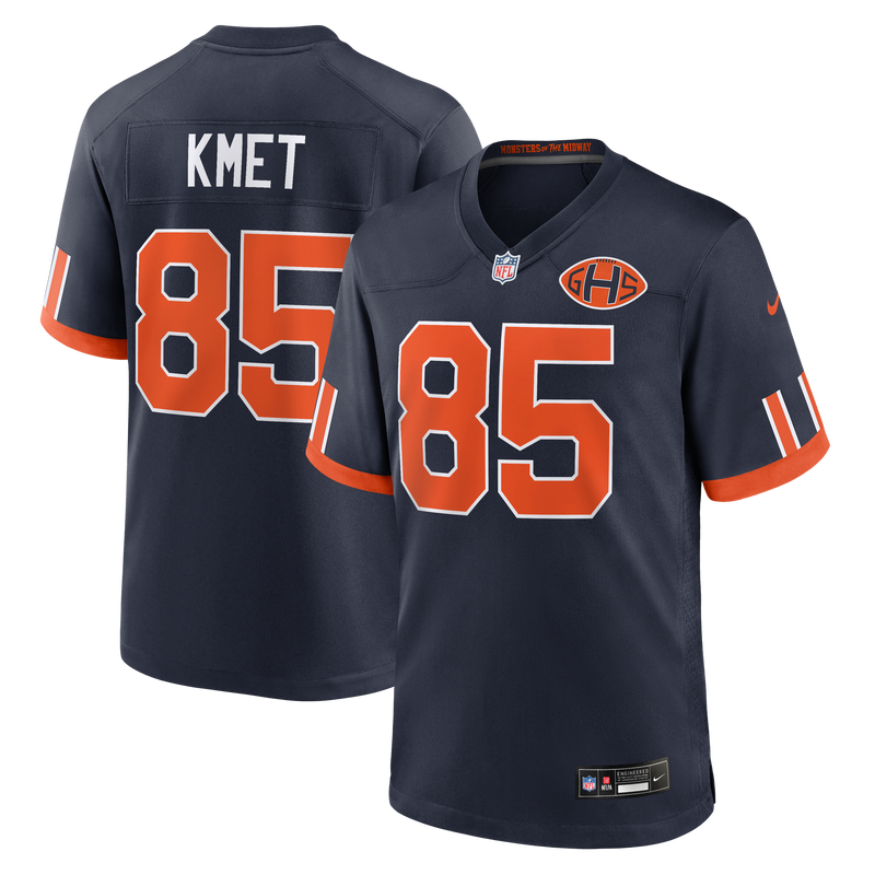 Chicago Bears Cole Kmet Nike Navy 2026 Rivalries Collection Game Jersey