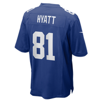 New York Giants Jalin Hyatt Nike Royal Team Game Jersey