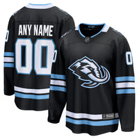 Utah Mammoth Fanatics Black Home Breakaway Custom Jersey