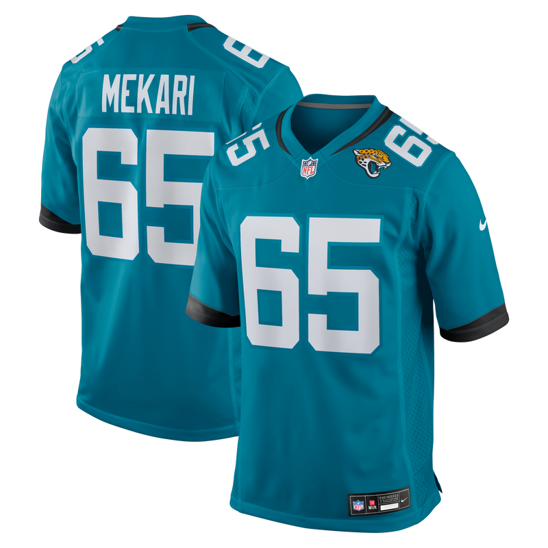 Jacksonville Jaguars Patrick Mekari Teal jersey – view 1